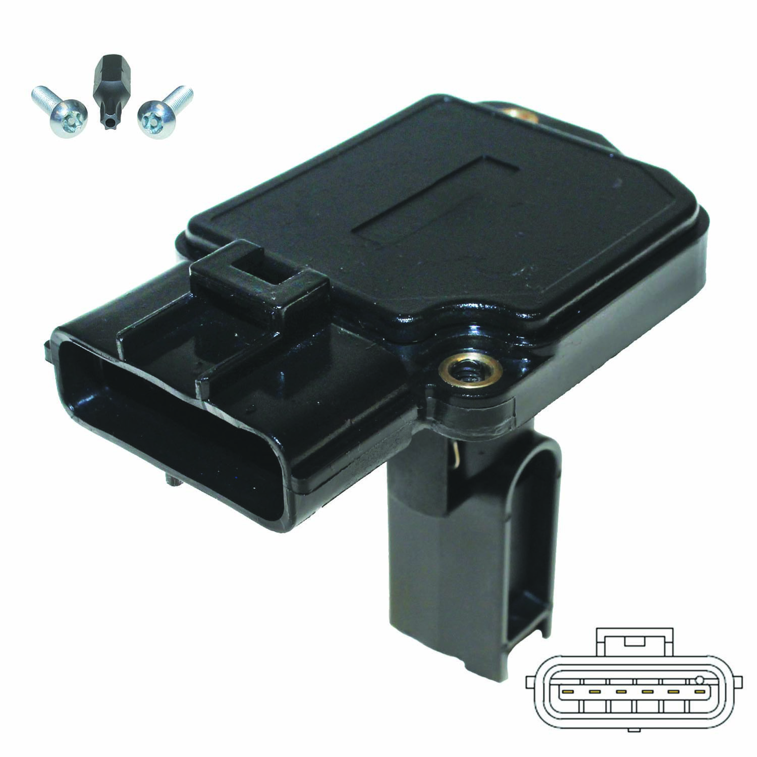 AM Mass Air Flow Sensor SKU WKP2452136