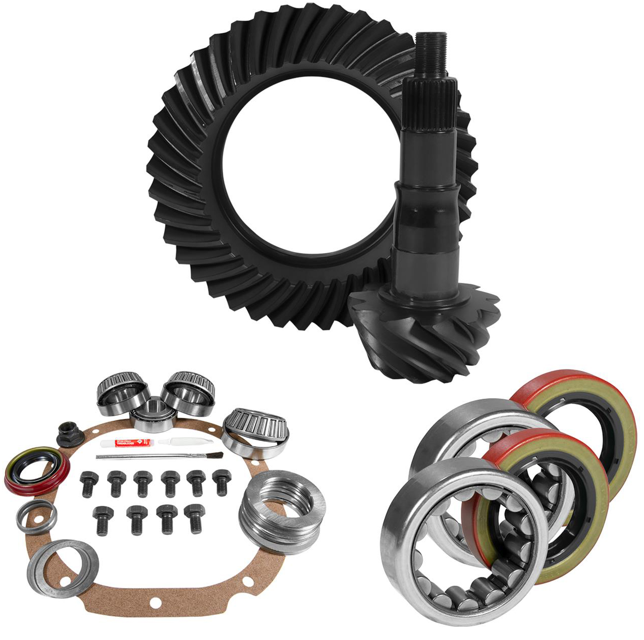 AM 8.8 Ford4.11RearRing Pinion InstallKit 2.53 ODAxleBearing Seals SKU YSTZGK2047