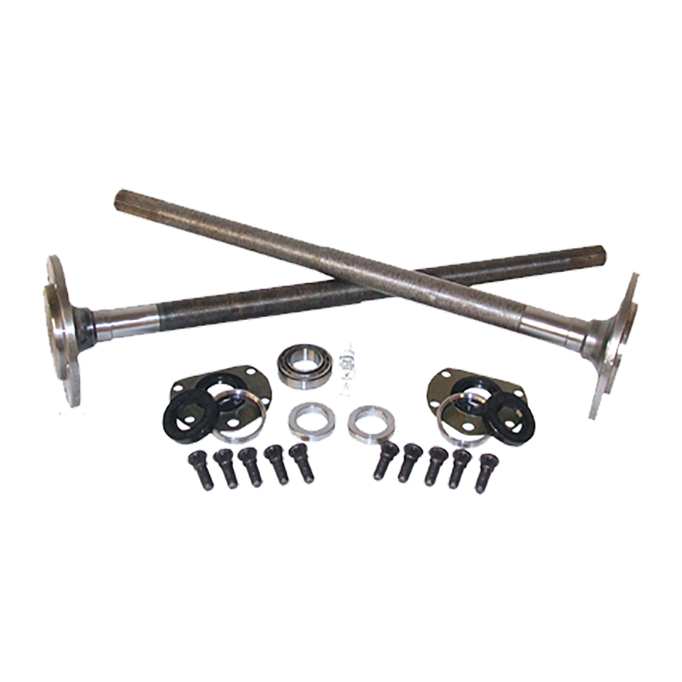 AM 76-83 CJ5-76-81 CJ7 SHRT AXLS ONE PC M20 w BRGS KIT 29spl NOT_w ECTED! *5 SKU YUKYCJS