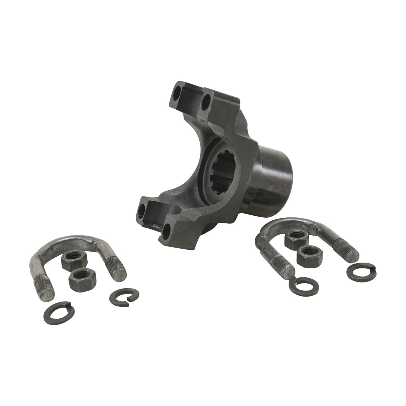 AM 8.75 PINION YOKE 29spl 1350 EXTRA HD FINE U BOLT SKU YUKYYC8751350F