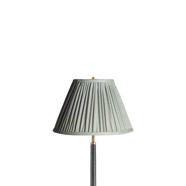 12 inch empire shade in smog stone washed linen