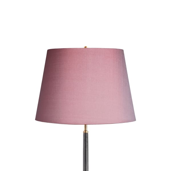 16 inch straight empire shade in antique rose dupion silk