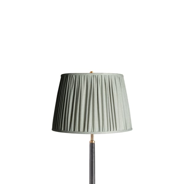 12 inch straight empire shade in smog stone washed linen