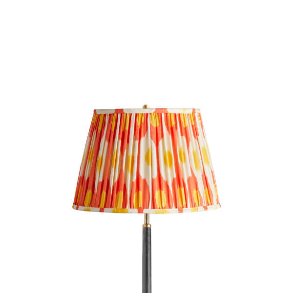 14 inch straight empire shade in egg & spoon ikat st clements silk