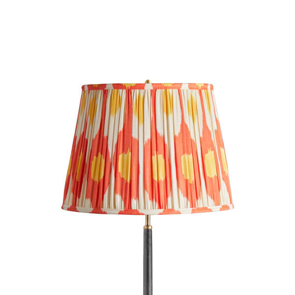 16 inch straight empire shade in egg & spoon ikat st clements silk