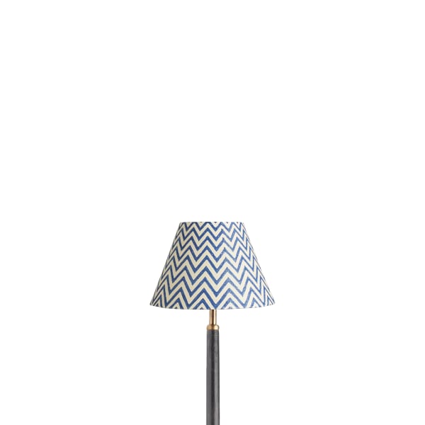 8 inch empire shade for cordless lamps in ocean maps hand painted card