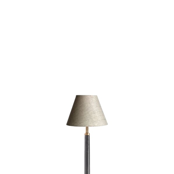 6 inch empire shade for cordless lamps in natural linen