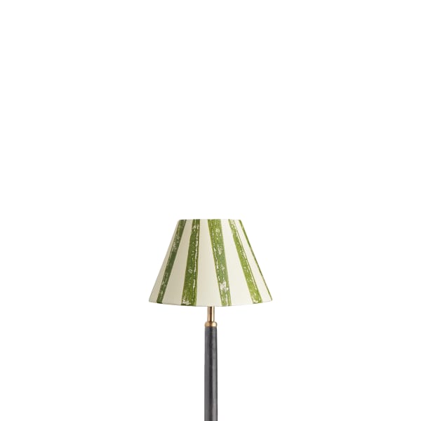 8 inch empire shade for cordless lamps in verdant tapers hand painted card