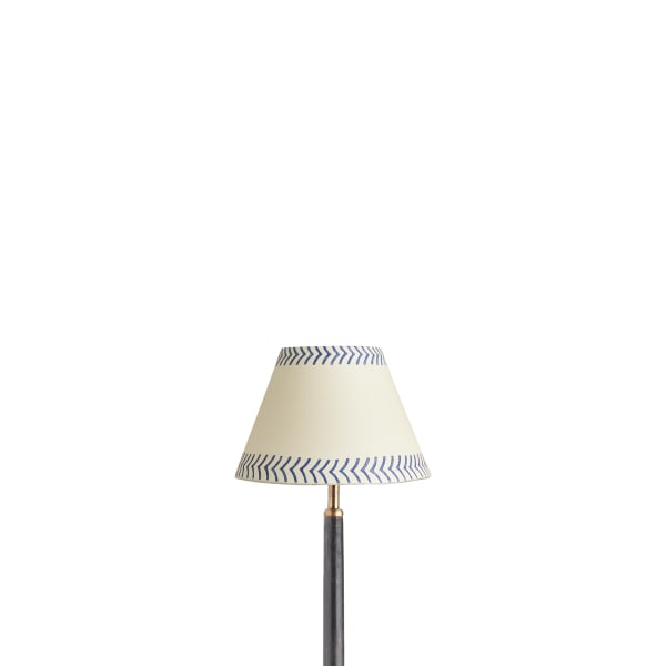 8 inch empire shade for cordless lamps in ocean arrows hand painted card