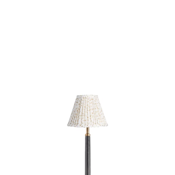 6 inch empire shade for cordless lamps in gold dotty