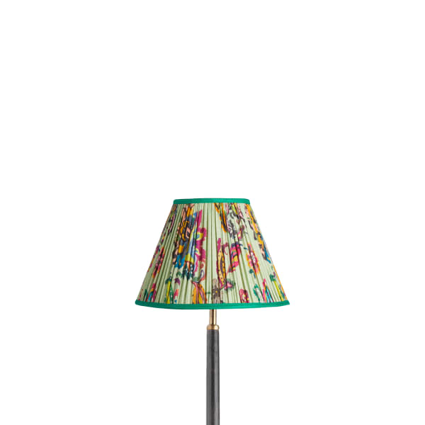 10 inch empire shade for cordless lamps in green Paisley by Matthew Williamson