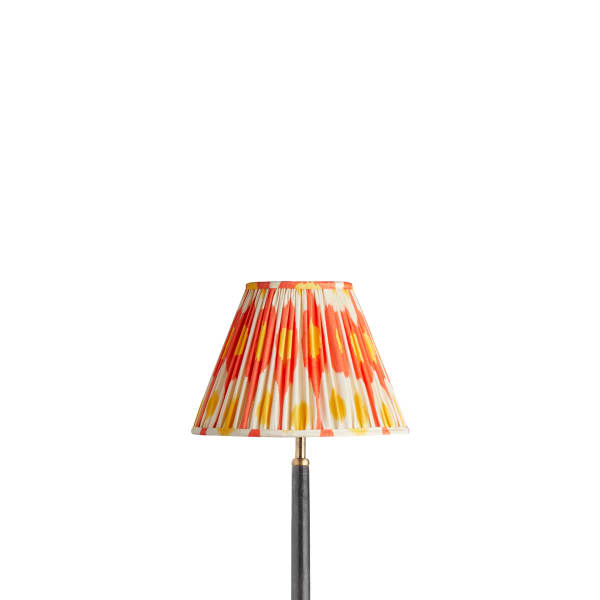 10 inch empire egg & spoon silk ikat shade for cordless lamps in st clements