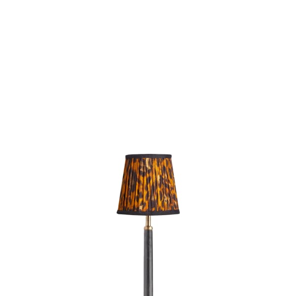 5.5 inch tall tapered shade for cordless lamps in classic leopard love by matthew williamson
