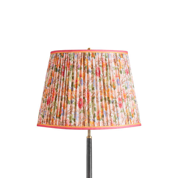 16 inch straight empire shade in original Little Magnolia linen by GP & J Baker