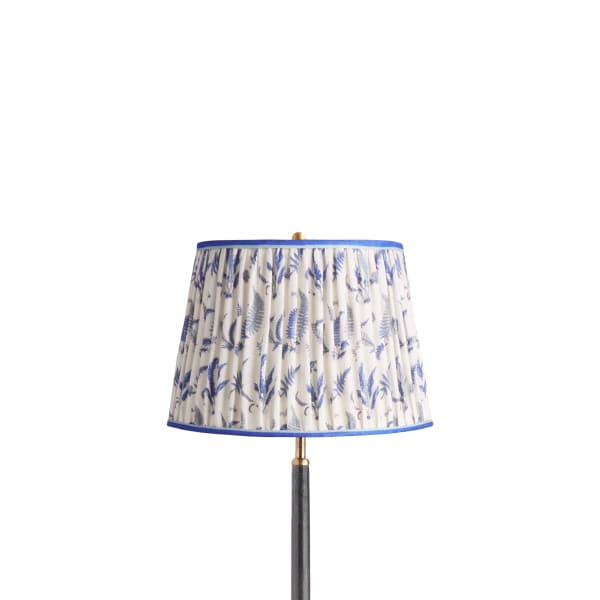 12 inch straight empire shade in jubilee Ferns linen by GP & J Baker