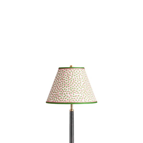 10 inch empire shade in pink and green Polka Dot paper by GP & J Baker