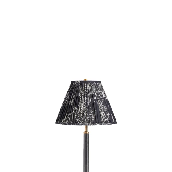 10 inch empire shade in black and white palm by matthew williamson