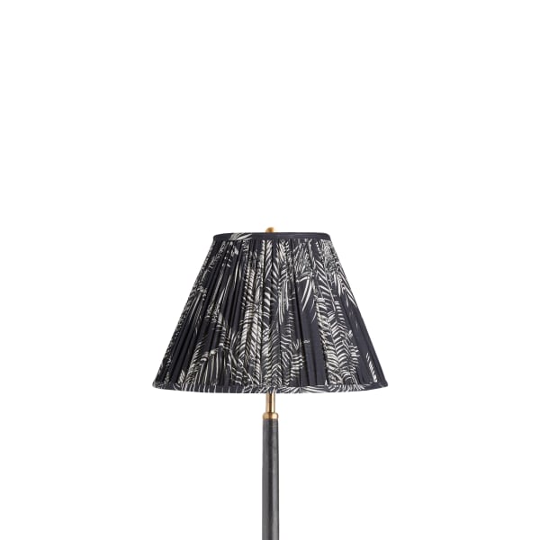 12 inch empire shade in black and white palm by matthew williamson