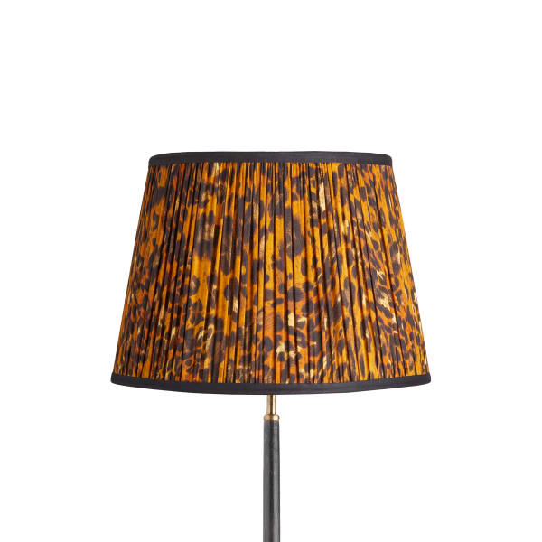 16 inch straight empire shade for cordless lamps in classic Leopard Love by Matthew Williamson