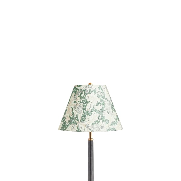 10 inch empire shade in thyme wallflower printed cotton by Morris & Co