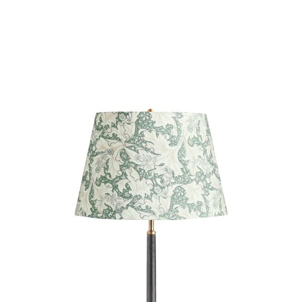 14 inch straight empire shade in thyme wallflower printed cotton by Morris & Co