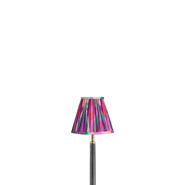 6 inch empire clip on shade in magenta mala ikat by Matthew Williamson