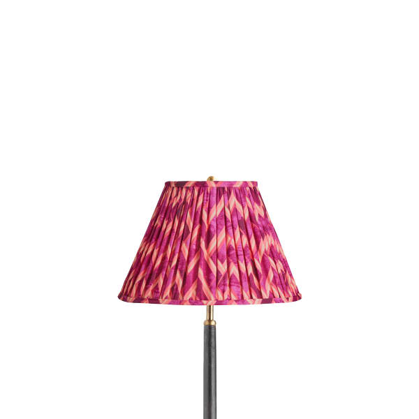 12 inch empire shade in pink herringbone by Matthew Williamson