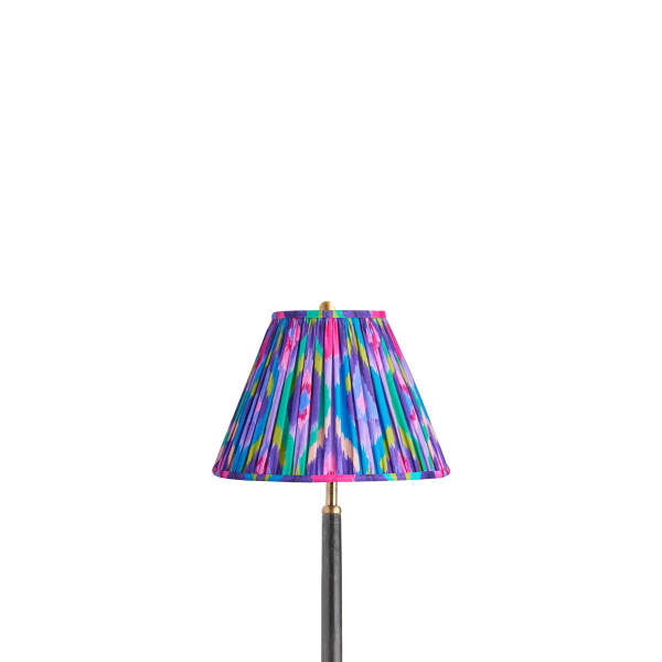 10 inch empire shade in purple mala ikat by Matthew Williamson