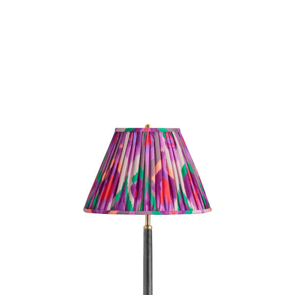 12 inch empire shade in magenta mala ikat by Matthew Williamson