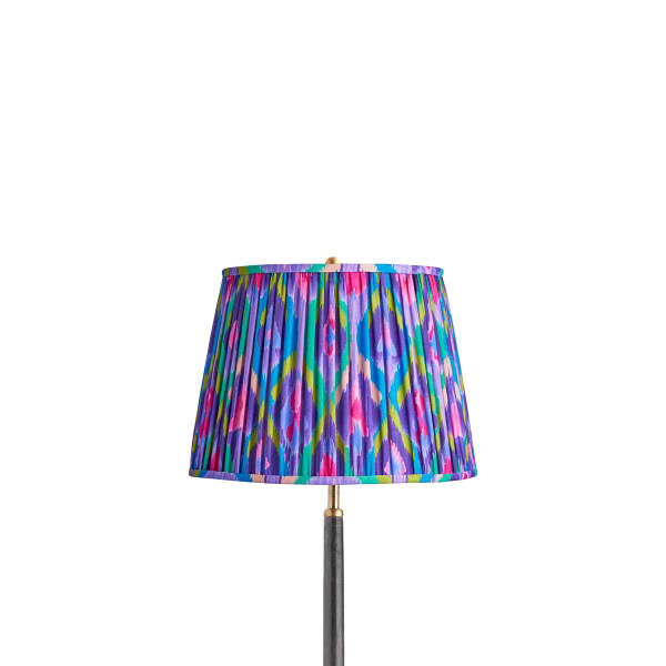 12 inch straight empire shade in purple mala ikat by Matthew Williamson