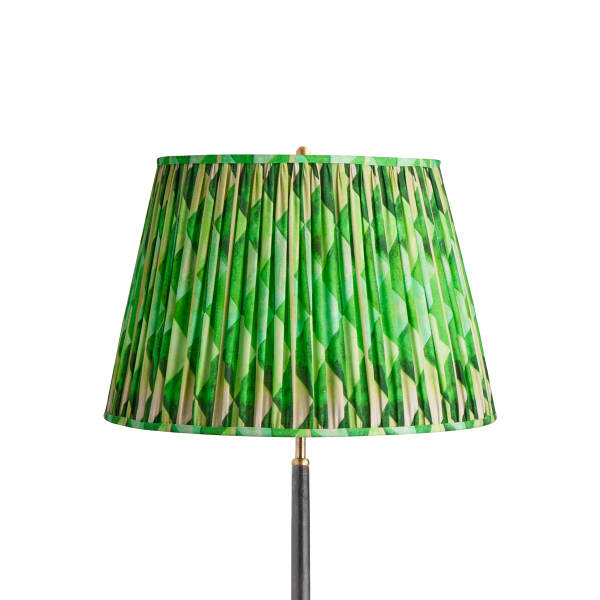 18 inch straight empire shade in green harlequin by Matthew Williamson