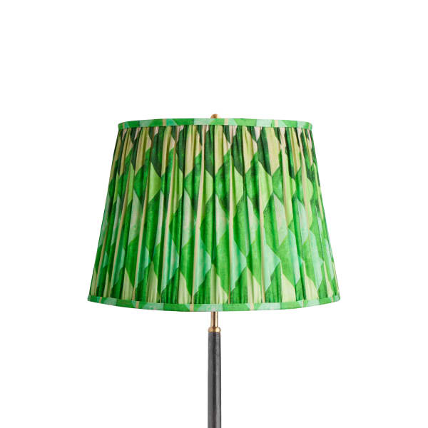 16 inch straight empire shade in green harlequin by Matthew Williamson