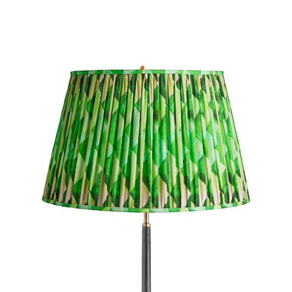 20 inch straight empire shade in green harlequin by Matthew Williamson