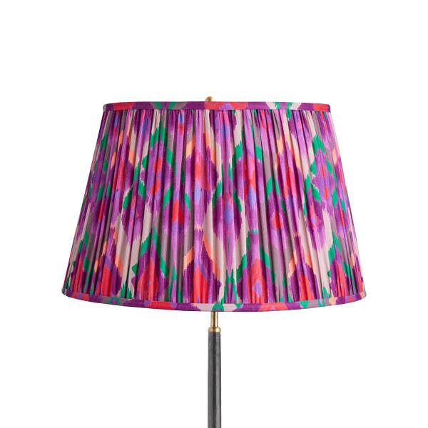 20 inch straight empire shade in magenta mala ikat by Matthew Williamson