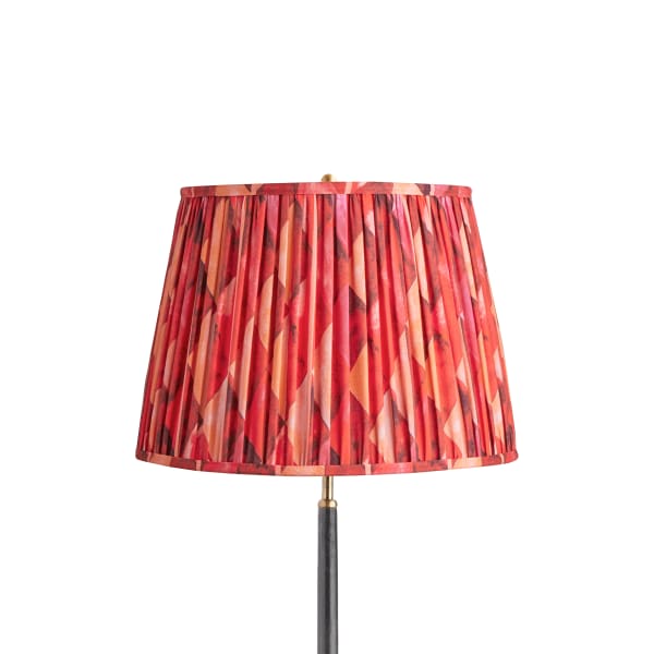 16 inch straight empire shade in red harlequin by Matthew Williamson