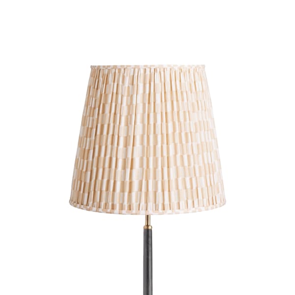 14 inch tall tapered shade for cordless in Blush Antonine by Novogratz