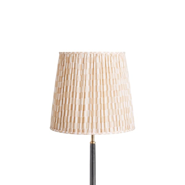 12 inch tall tapered shade for cordless lamps in Blush Antonine by Novogratz