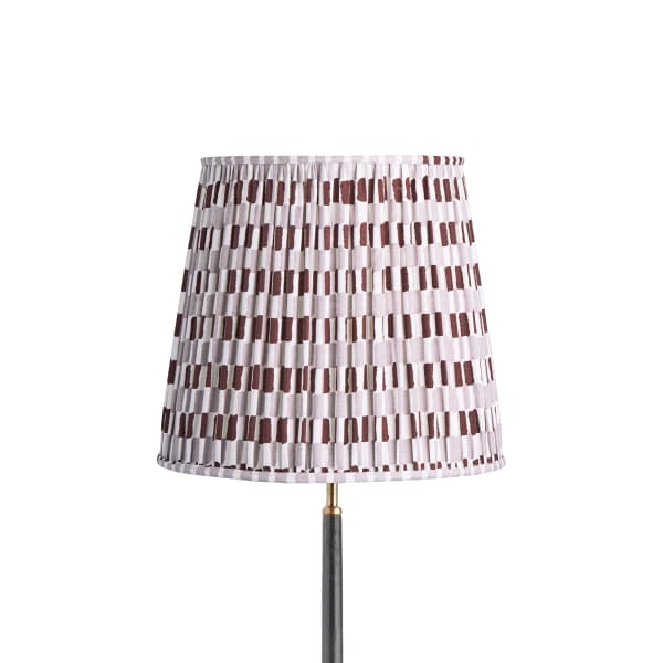 14 inch tall tapered shade for cordless in Cappuccino Antonine by Novogratz