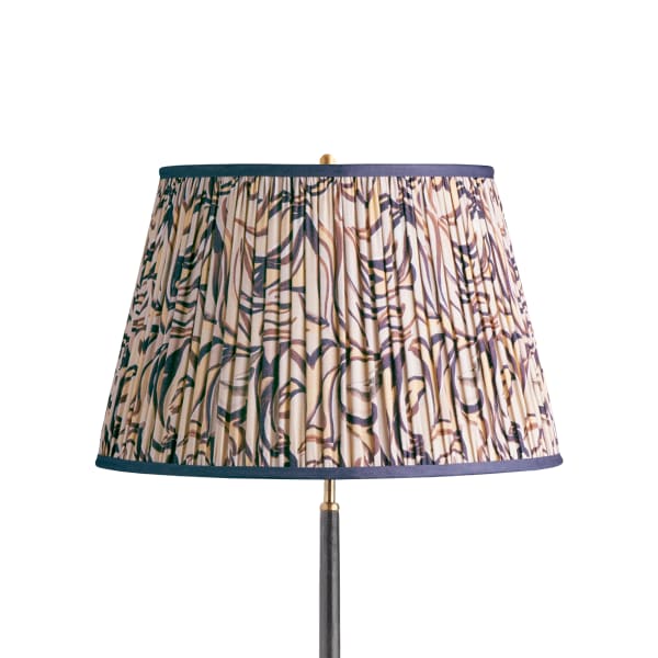 20 inch straight empire shade in natural Disco Zebra by Matthew Williamson