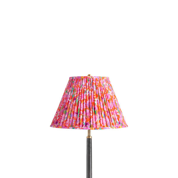 12 inch empire shade in red English Meadow by Matthew Williamson