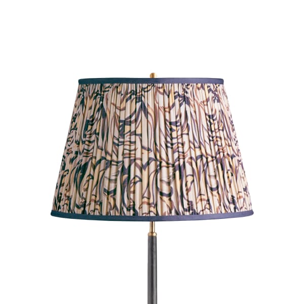 18 inch straight empire shade in natural Disco Zebra by Matthew Williamson