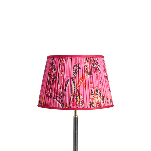 14 inch straight empire reversible gimbal shade in pink Paisley by Matthew Williamson