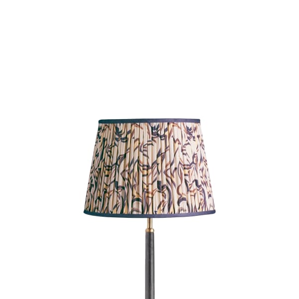 12 inch straight empire reversible gimbal shade in natural Disco Zebra by Matthew Williamson