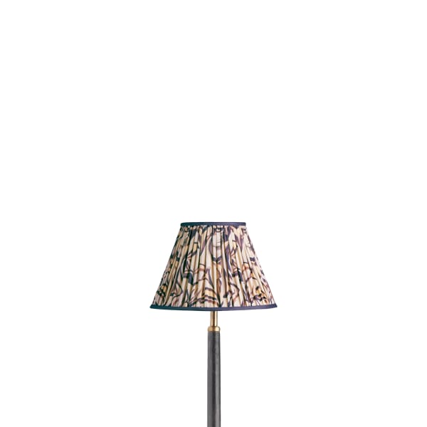8 inch empire shade for cordless lamps in natural Disco Zebra by Matthew Williamson