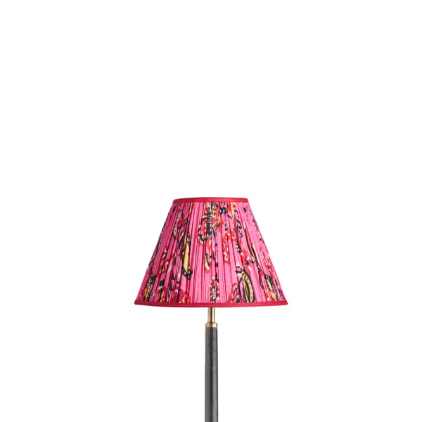 10 inch empire shade for cordless lamps in pink Paisley by Matthew Williamson