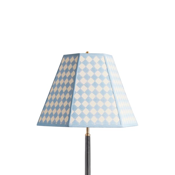 16 inch Milford check hexagon shade in perriwig