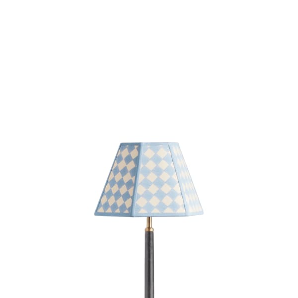 10 inch Milford check hexagon shade in perriwig