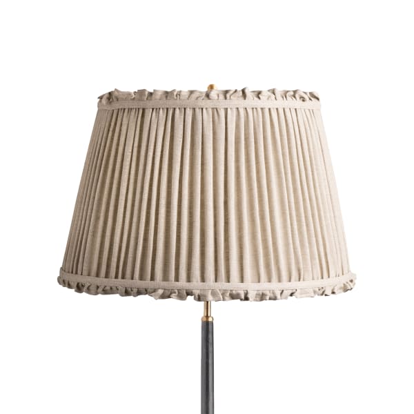 20 inch straight empire bloomer shade in natural linen