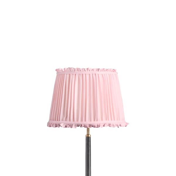 12 inch straight empire reversible gimbal bloomer shade in marshmallow linen