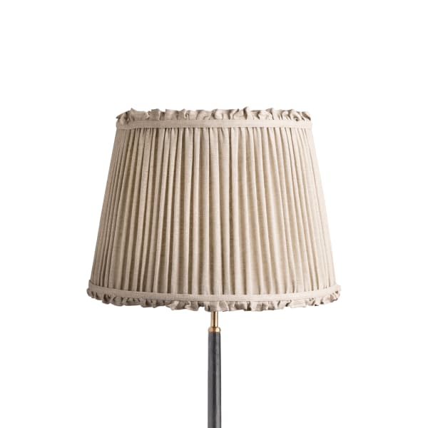 16 inch straight empire reversible gimbal bloomer shade in natural linen